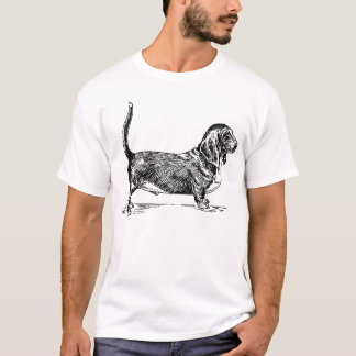 Basset hond t-shirt