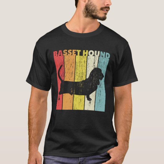 Basset Hound  1 T-shirt (Voorkant)