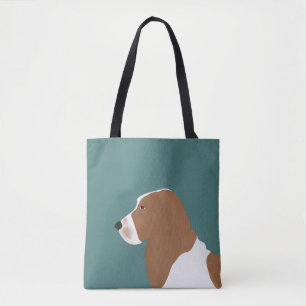 Basset Hound Allover Tas