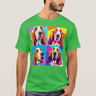 Basset Hound Art Hondenliefhebber Cadeaus 1 T-shirt