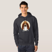 Basset Hound Art Hoodie (Voorkant volledig)