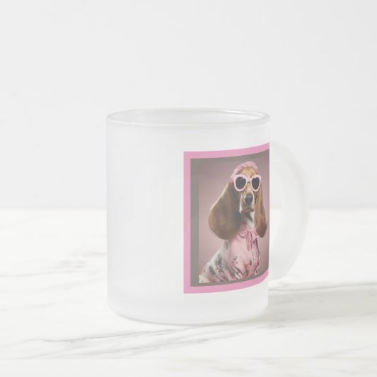 Basset Hound Barbie Mug (Devant droit)
