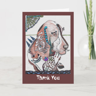 Basset Hound Bedankkaart