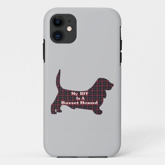 Basset Hound BFF Case-Mate iPhone Case (Achterkant)