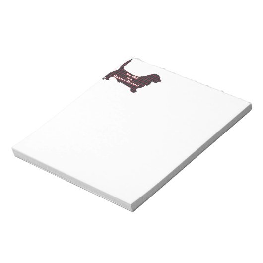 Basset Hound BFF Notitieblok (Gedraaid)