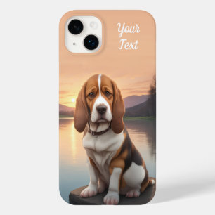 Basset Hound bij Lake Case-Mate iPhone 14 Plus Hoesje