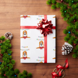 Basset Hound Birthday Wrapping Paper Cadeaupapier