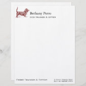 Basset Hound Briefhoofd (Voorkant / Achterkant)