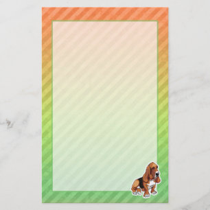 Basset Hound Briefpapier