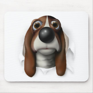 Basset Hound Busting Out Muismat