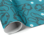 Basset Hound Cadeaupapier (Rol Hoek)