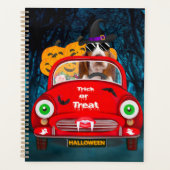 Basset Hound Chien Conduite Voiture Effrayant Hall (Devant)