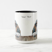 Basset Hound Chien Mug (Centre)