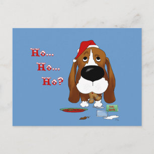 Basset Hound Christmas Feestdagenkaart