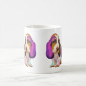 Basset Hound complètement de tasse de couleurs (Centre)