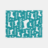 Basset Hound Couverture de chien personnalisée Tur (Devant (Horizontal))