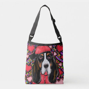 Basset Hound Crossbody Tas