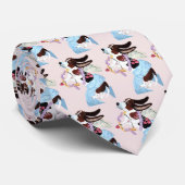 Basset Hound Cupid Stropdas (Opgerold)