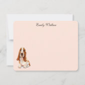 Basset Hound Custom Flat Merci Notes (Devant)