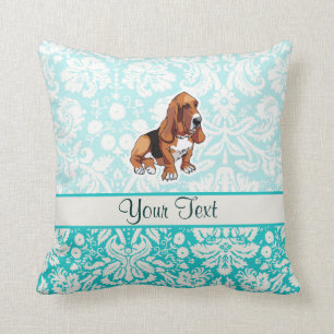 Basset Hound; Cute Kussen