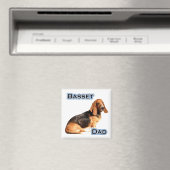 Basset Hound Dad 4 - Magneet (Insitu (Vaatwasser))