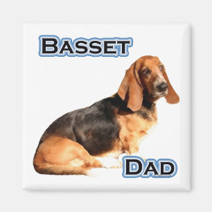 Basset Hound Dad 4 - Magneet