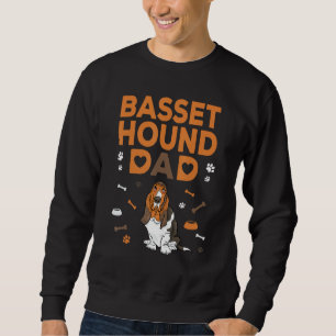 Basset Hound Dad Funny Basset Hound Father Owner D Trui