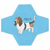 Basset hound dessin de chien (Plat)