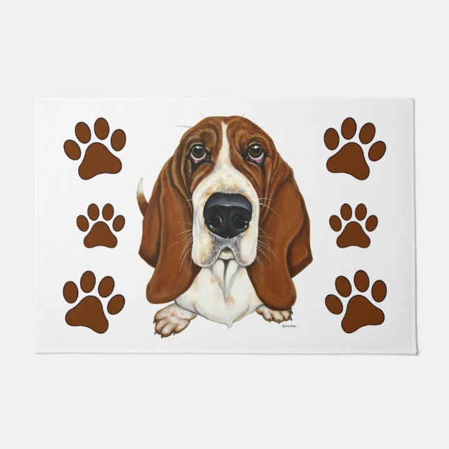 Basset Hound Deurmat (Voorkant)