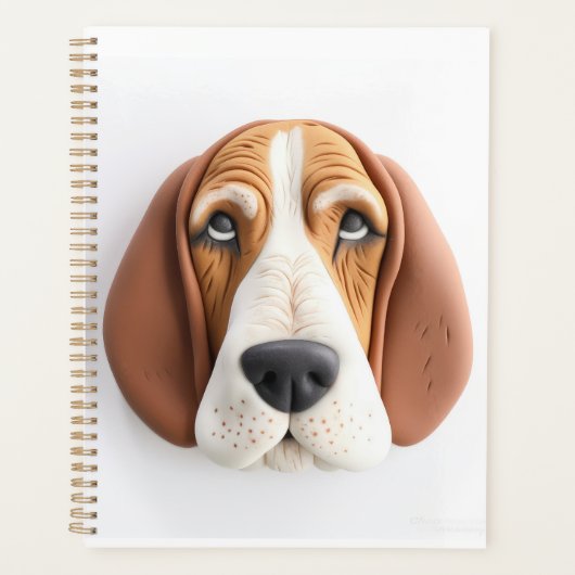 Basset Hound Dog 3D inspiré (Devant)