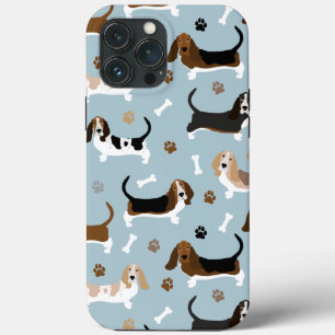 Basset Hound Dog Botten en Paws iPhone 13 Pro Max Hoesje