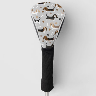 Basset Hound Dog Botten en Paws Golfheadcover