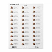 Basset Hound Dog Etiket (Full Sheet)