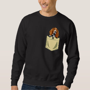 Basset Hound Dog in Pocket Puppy Trui