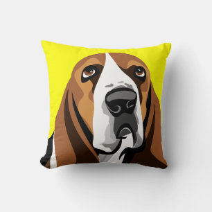 Basset Hound Dog Kussen