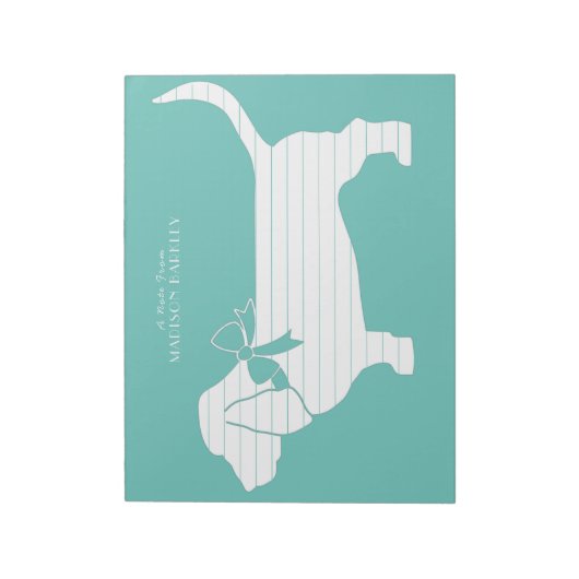 Basset Hound Dog Puppy Notitieblok (Gedraaid)