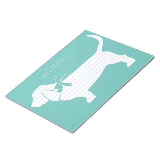 Basset Hound Dog Puppy Notitieblok (Schuin)