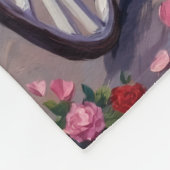 Basset Hound Dog Valentine's Day  Fleece Deken (Hoek)