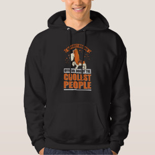 Basset Hound Dog van de koelste eigenaar van de ho Hoodie