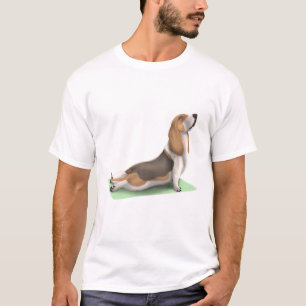 Basset Hound Dog Yoga Pose Meditation Zen Workout T-shirt