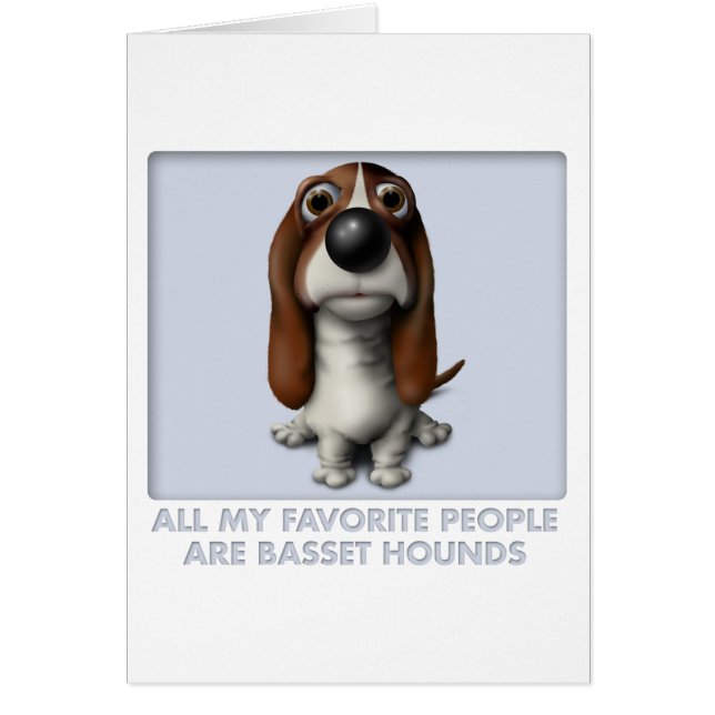 Basset Hound Favorite (Voorkant)