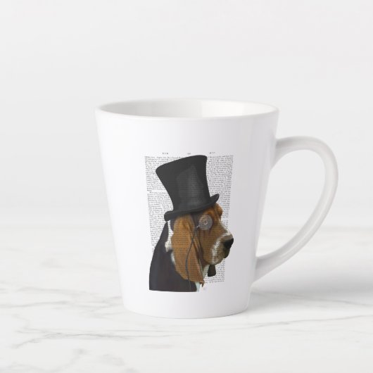 Basset Hound, Formal Hound en Pet Latte Mok (Rechts)
