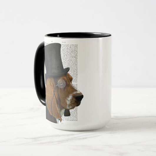 Basset Hound, Formal Hound en Pet Mok (Voorkant links)