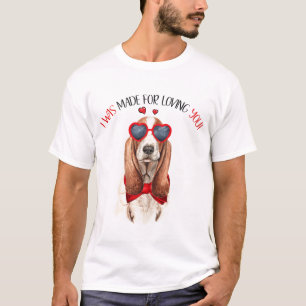 Basset Hound gemaakt voor het houden van je T-shirt