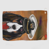 BASSET HOUND GOLFHANDDOEK (Horizontaal)