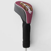 BASSET HOUND GOLFHEADCOVER (Schuin)