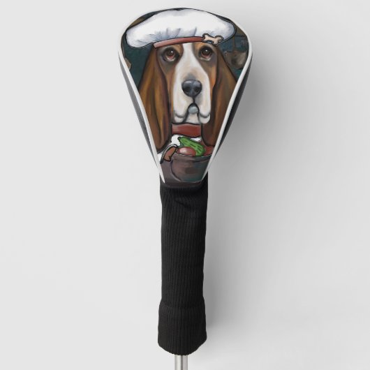 BASSET HOUND GOLFHEADCOVER (Voorkant)