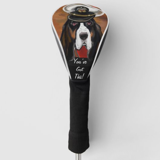 BASSET HOUND GOLFHEADCOVER (Voorkant)