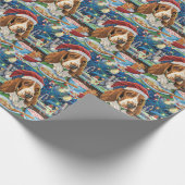 Basset Hound Holiday Baking: Feestelijke Kerst Cadeaupapier (Hoek)