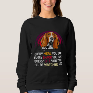 Basset Hound Hond Ik Zal Je In De Gaten Houden Va Trui